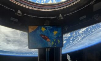 نقاشی های کودکان ایرانی در ایستگاه فضایی بین المللی