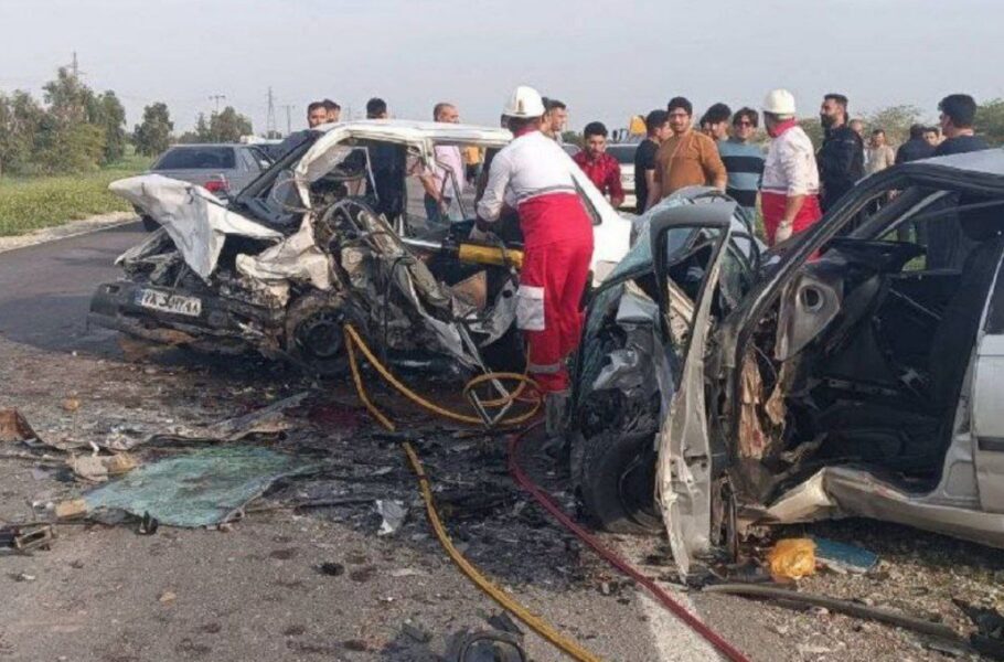 تلفات تصادفات رانندگی در ایران
