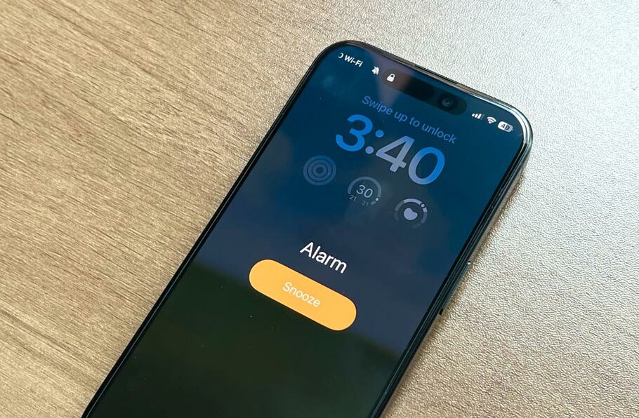 آلارم آیفون