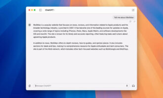 نسخه مک ChatGPT