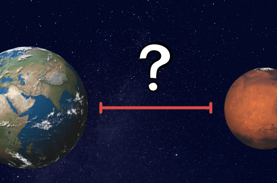 فاصله زمین تا مریخ چقدر است؟