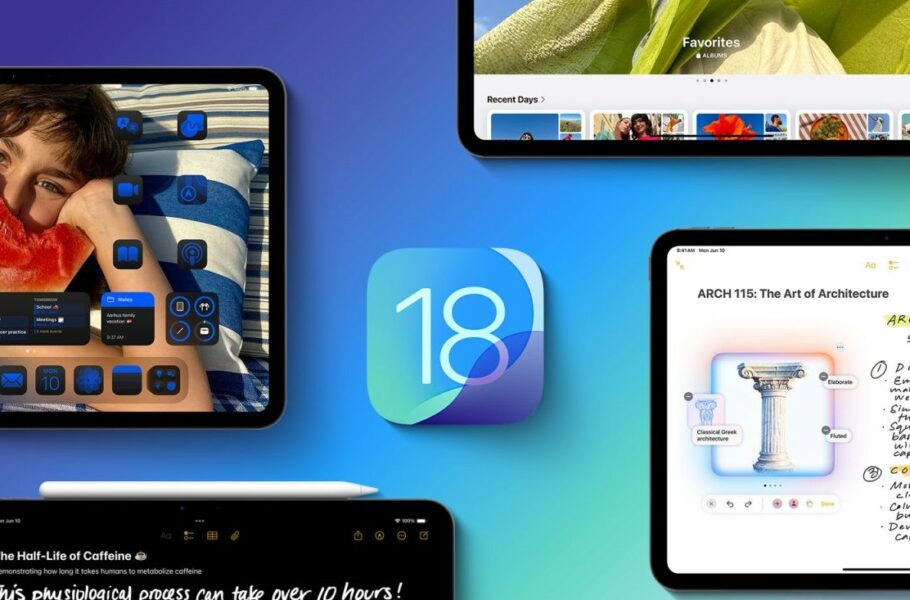 آپدیت iPadOS 18 برای آیپد پرو