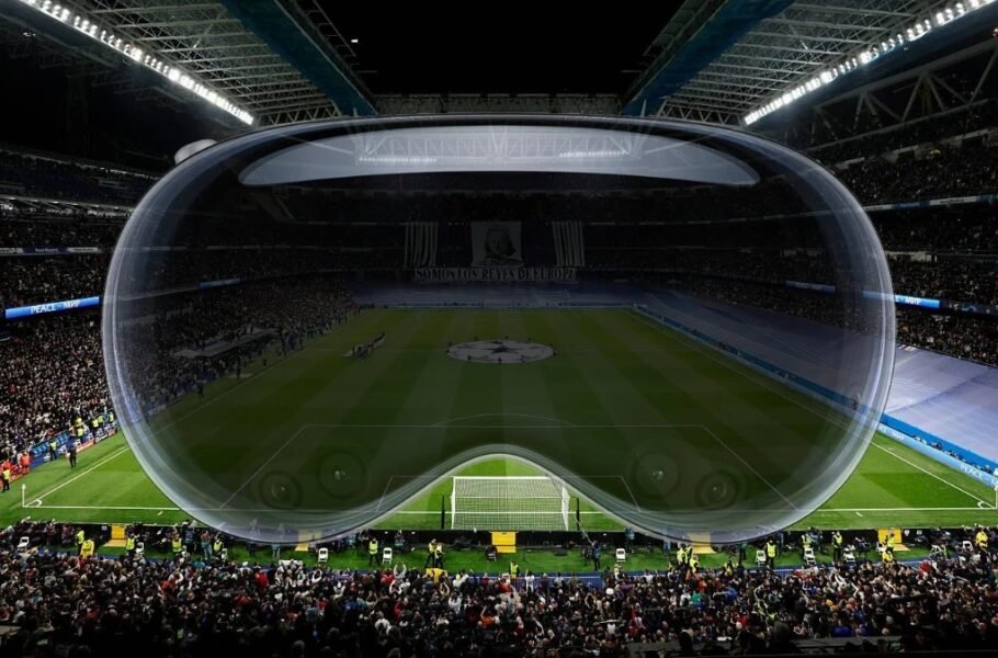 هدست ویژن پرو اپل و رئال مادرید