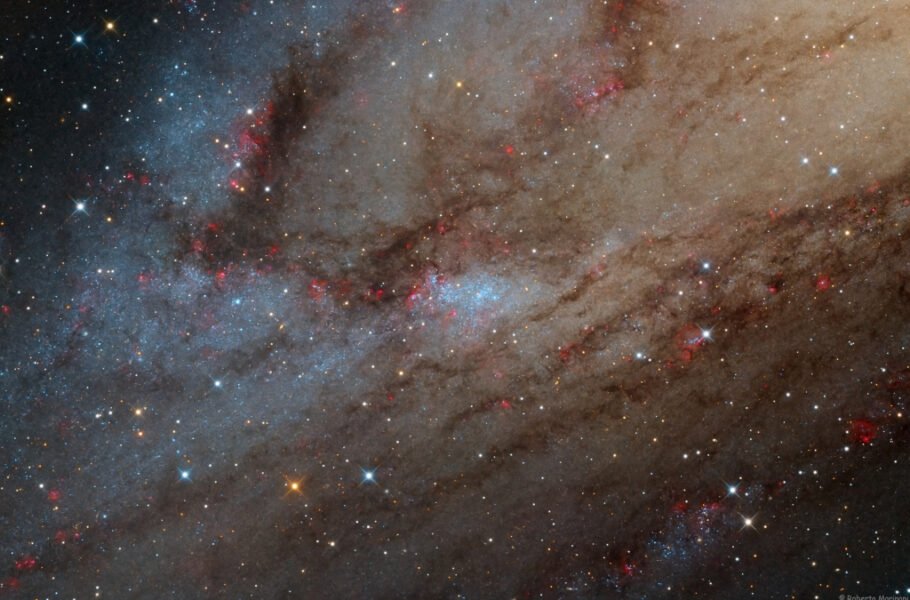 تصویر روز ناسا: NGC 206 و ابرهای ستاره‌زای آندرومدا