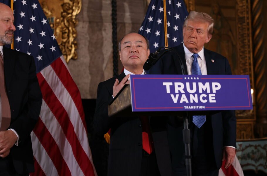 مدیرعامل سافت بانک و ترامپ