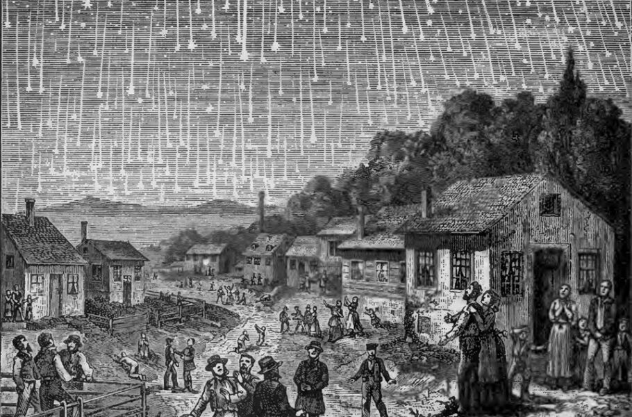 تصویر روز ناسا: طوفان شهابی بزرگ سال 1833