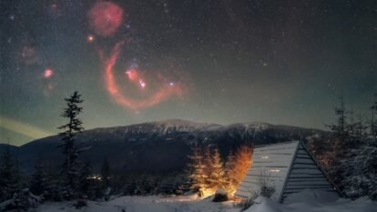 تصویر روز ناسا: شکارچی بر فراز کوه‌های لهستان