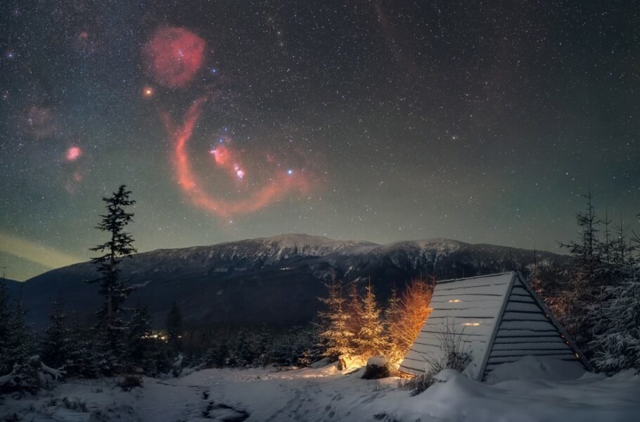 تصویر روز ناسا: شکارچی بر فراز کوه‌های لهستان