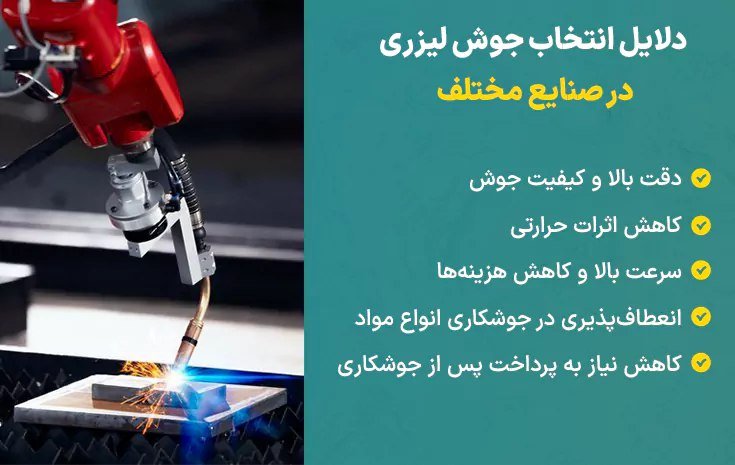 کاربرد دستگاه جوش لیزری