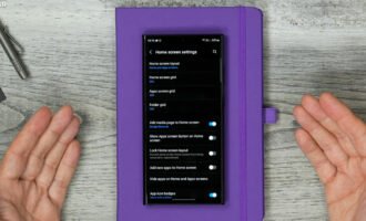 آشنایی با تنظیمات صفحه نمایش گوشی سامسونگ