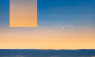 تصویر روز ناسا: مهمان تازه‌وارد خورشید؛ دنباله‌دار ATLAS در آسمان اسلواکی