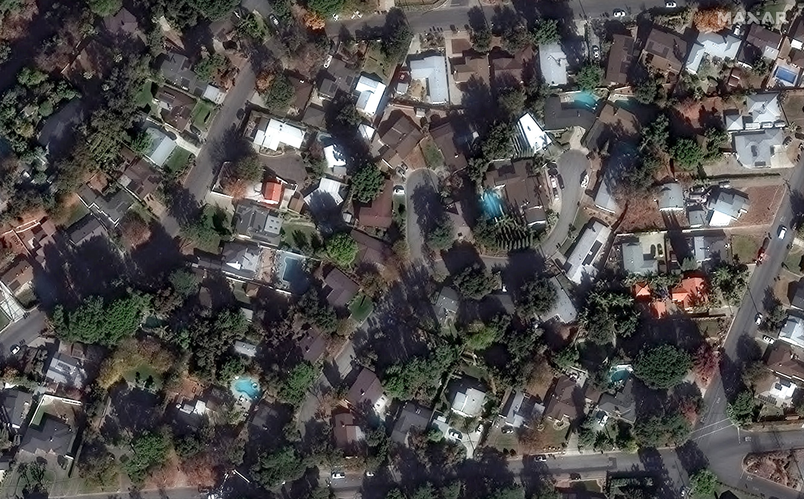 تصاویر آتش‌سوزی لس‌آنجلس