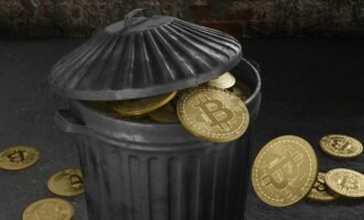 بیت‌کوین در زباله‌ها