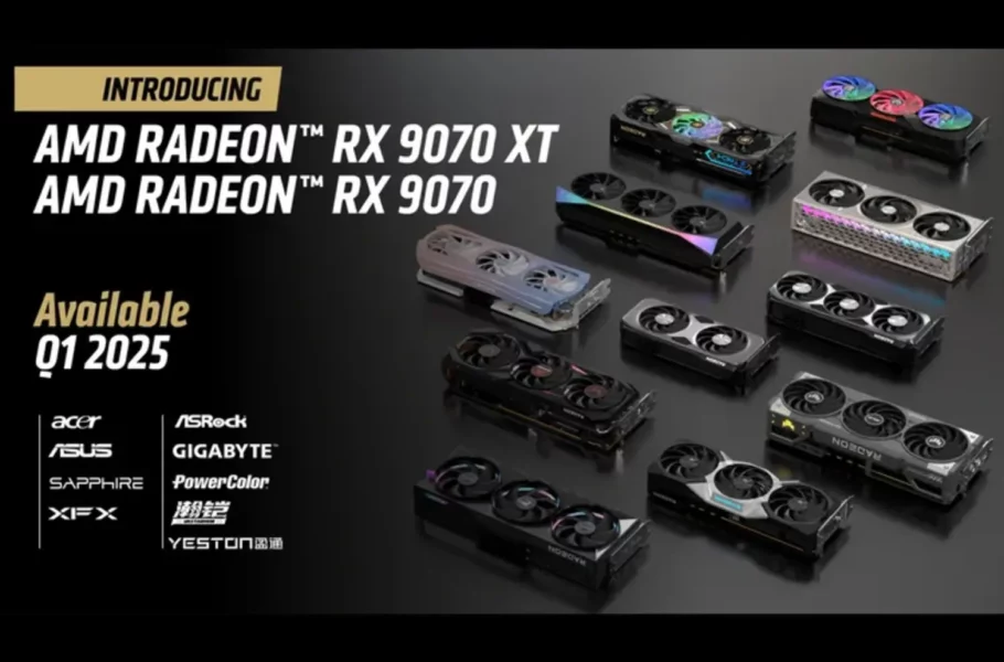 کارت‌های گرافیک رادئون RX 9070